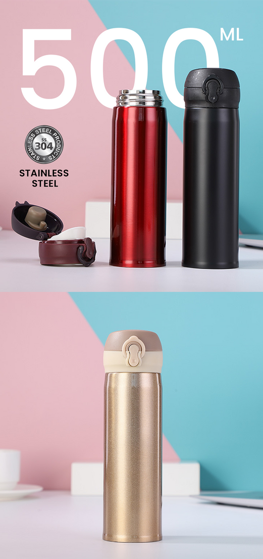 Smart LED Thermos Flask - Vacuum Insulated Stainless Steel Bottle | Clearstok